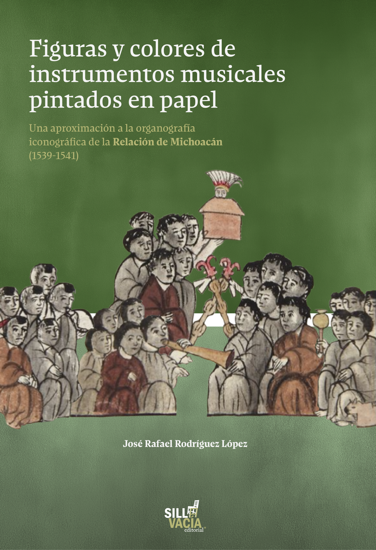 FIGURAS Y COLORES DE INSTRUMENTOS MUSICALES PINTADOS EN PAPEL
